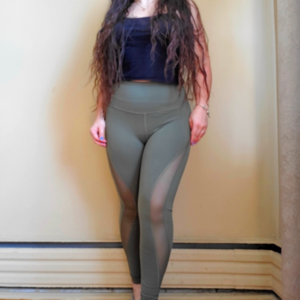 Green leggins  OLD NAVY